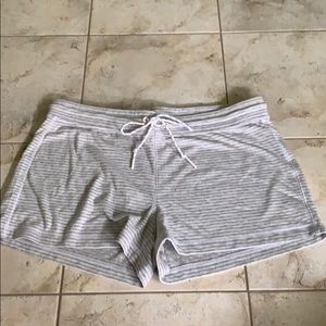 White and Grey Striped Vineyard Vines Shorts